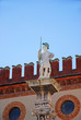 Italy, Ravenna, The Saint Vitale statue in People square.