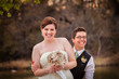 Photo: Gay Newlyweds Laughing Gay Newlyweds Laughing