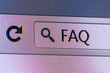 FAQ Text in Address Bar of Internet Browser