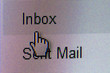 Hand Cursor on Inbox Button