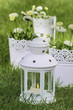 Fresh spring decorations for the First Communion, or First Holy