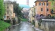 Course of a river in Vicenza, Italy