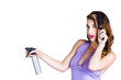 Photo: Woman brushing her hair Woman brushing her hair