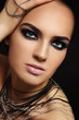 Foto: Beauty with smoky eyes Beauty with smoky eyes