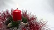 holidays candle ornament