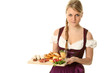 Frau im Dirndl