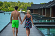 Photo: happy young couple at summer vacation have fun and relax happy young couple at summer vacation have fun and relax