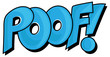 Poof - Comic Expression Vector Text