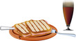Vektor: toast toast