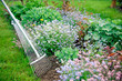 Working in garden