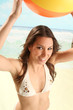Foto: Frau am Strand Frau am Strand