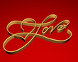Illustration: love card - 3D love card - 3D