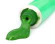 Green Paint color from tube