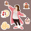 set of cakes