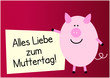 Vektor: Alles Liebe zum Muttertag! Alles Liebe zum Muttertag!