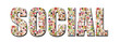 SOCIAL - Portrait of a lot of people
