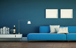 Sofa blau