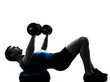 Photo: man exercising bosu weight training workout fitness posture man exercising bosu weight training workout fitness posture