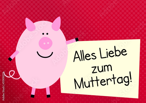 Vector: Alles Liebe zum Muttertag! Alles Liebe zum Muttertag!