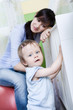 woman with a toddler