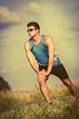 Photo: stretching man stretching man