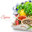 Photo: Colorful spices and herbs Colorful spices and herbs
