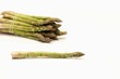Asparagus on white background