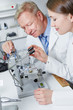 Foto: Apprenticeship in optician workshop Apprenticeship in optician workshop