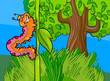 Vector: caterpillar insect cartoon illustration caterpillar insect cartoon illustration