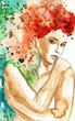 Illustration: beautiful woman beautiful woman