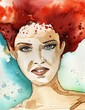 Illustration: beautiful woman beautiful woman