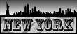 New York City Vector Illustration Silhouette