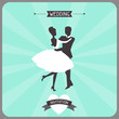 Vector: Wedding invitation retro card. Wedding invitation retro card.
