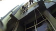 Workers Washing the Windows Facade of a Modern Office Building