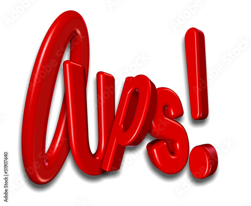 Illustration: Oups ! Oups !