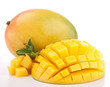 isolated fresh mango