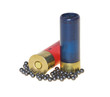 Hunting cartridges for shotgun on a white background