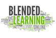 Illustration: Word Cloud "Blended Learning" Word Cloud "Blended Learning"