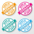 Made In Germany Paper labels