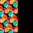Abstract background with jewels and space for text
