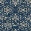 Lace floral fabric seamless pattern