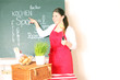 junge Frau mit Gemüse