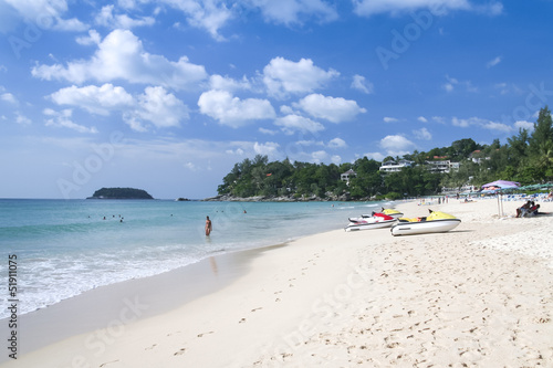 Photo: kata beach tourists phuket island kata beach tourists phuket island