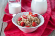 Milk and oatmeal