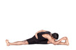 Photo: Yoga by Indian man on white Yoga by Indian man on white
