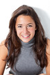 Portrait of brunette beautiful girl,