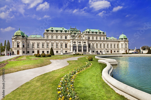 Photo: beautiful Belvedere castle, Vienna beautiful Belvedere castle, Vienna