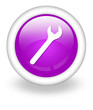 Illustration: Violet Icon "Mechanic" Violet Icon "Mechanic"