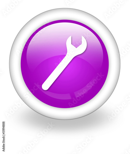 Illustration: Violet Icon "Mechanic" Violet Icon "Mechanic"