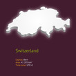 3d map of Switzerland